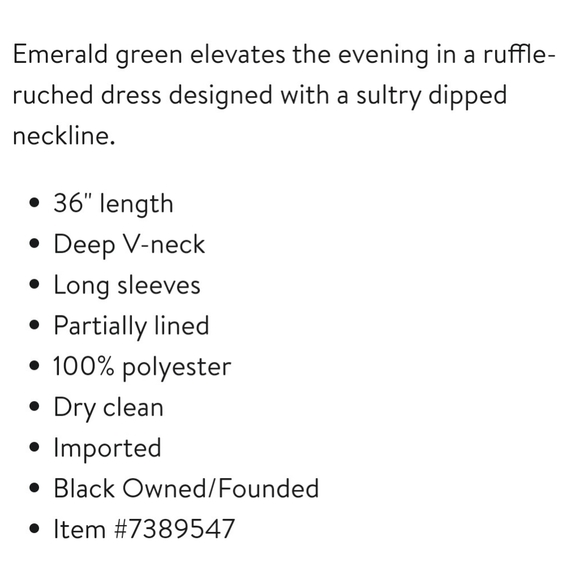 💜Area Stars Ruched Long Sleeve Dress💜 - Picture 6 of 12